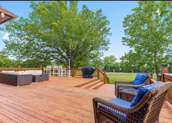 Discover Your Dream Backyard with a View in Stilwell’s Premier Mansion
