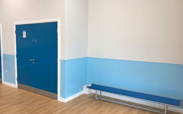 hygienic wall cladding for schools